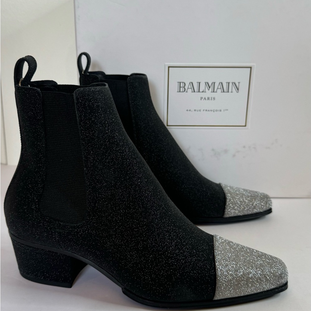 Balmain Artemisia Black Ankle Boots